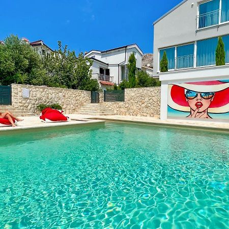 Apartment Baska Mit Poolarea - Krk, Kroatien Eksteriør billede